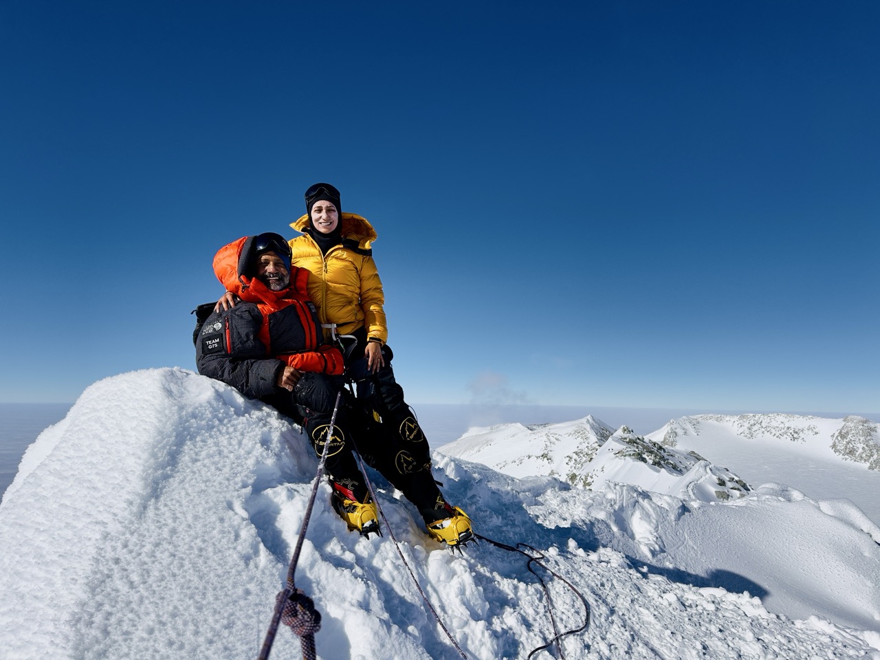 Cheema duo makes history as first sikh and Indian-born married couple to summit all Seven Summits